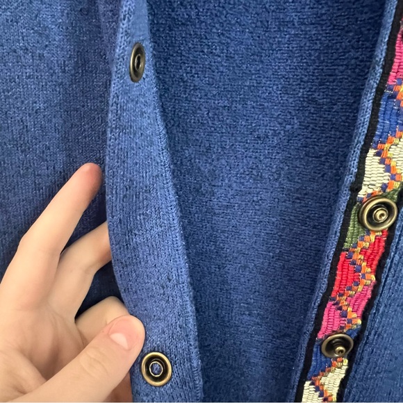 Soft Surroundings Willow Shirt Shacket Royal Blue XS FLAW - Picture 10 of 10